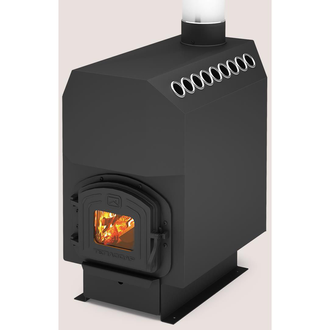 Печь Теплодар ТОП модель 300 с чугунной дверцей