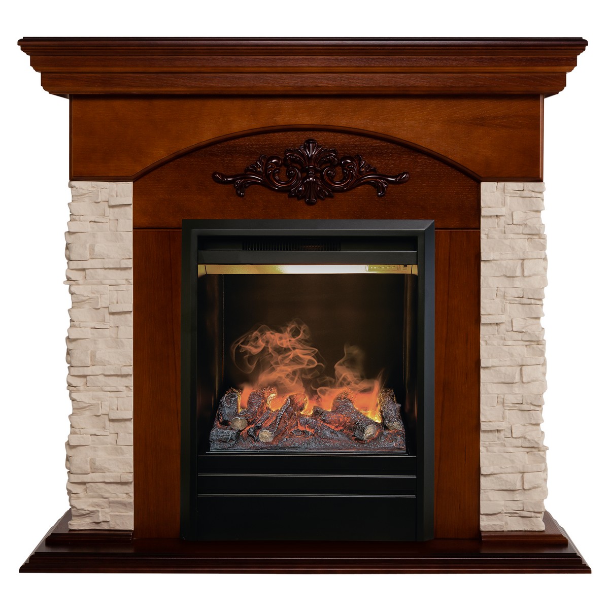 Электрический камин RealFlame Neapolis NT с очагом 3D Olympic