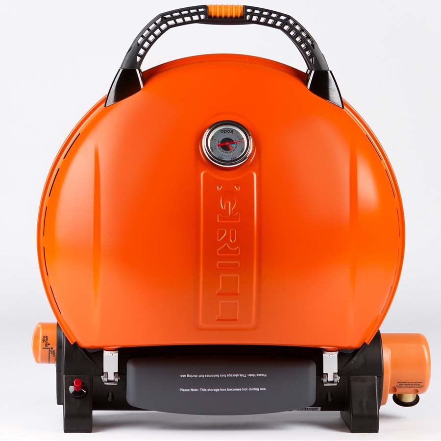 Газовый мобильный гриль O-GRILL 800T orange + адаптер А