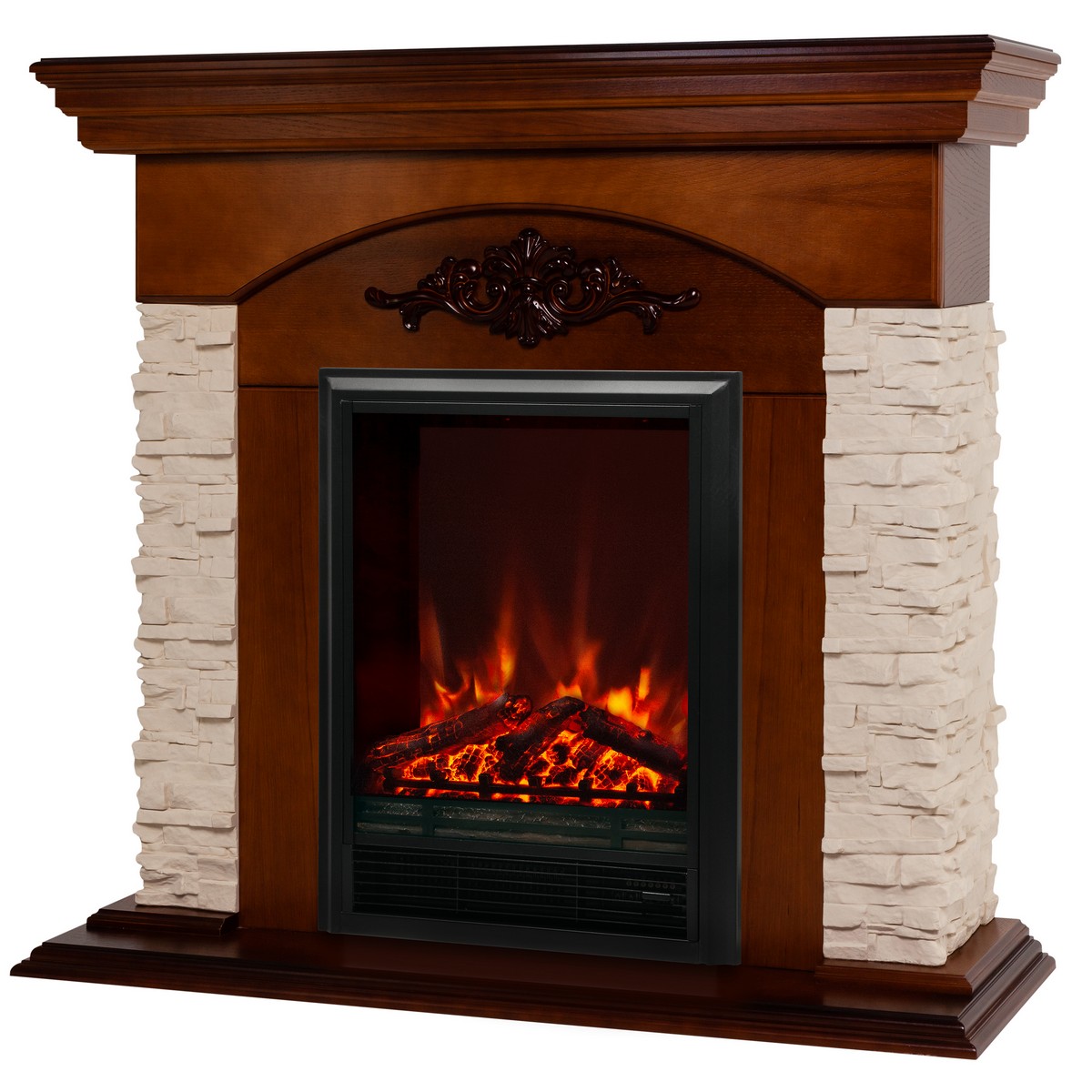 Электрокамин RealFlame Neapolis NT с очагом Eugene