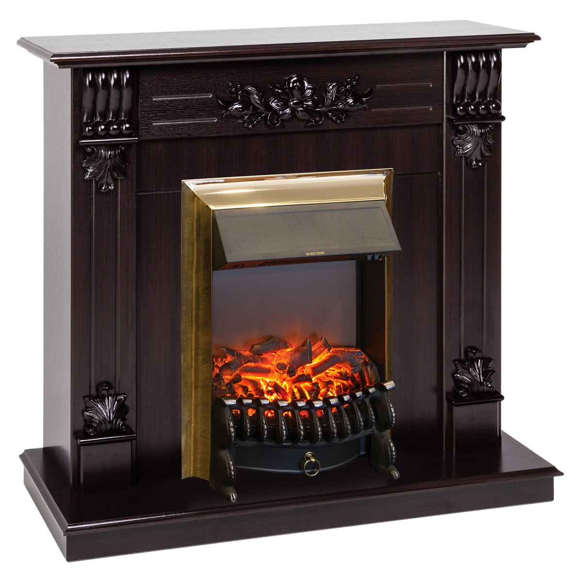 Электрокамин RealFlame Ottawa DN с очагом Fobos Lux Brass