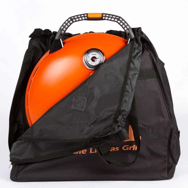 Газовый мобильный гриль O-GRILL 800T orange + адаптер А