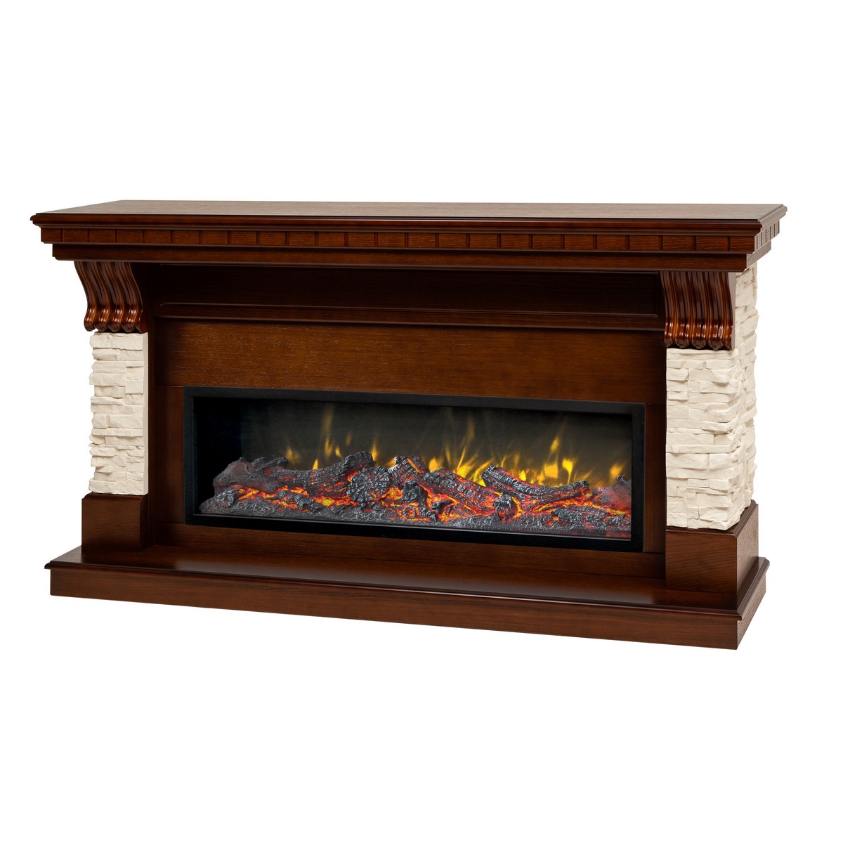 Электрокамин RealFlame Michigan 42/BV NT с очагом Beverly 1000