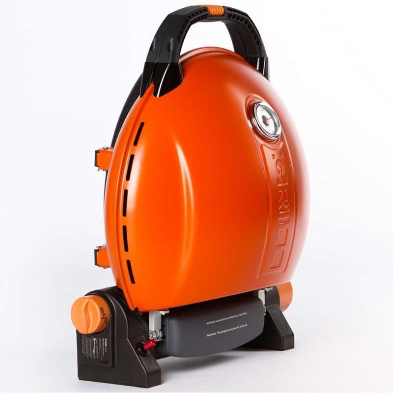 Газовый мобильный гриль O-GRILL 800T orange + адаптер А