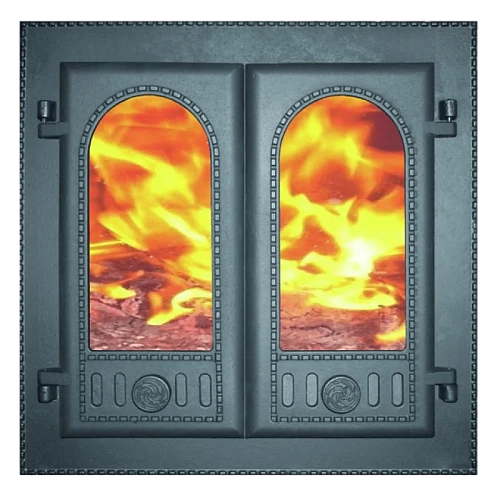 Дверь топочная каминная ДК-6С, «Горница»