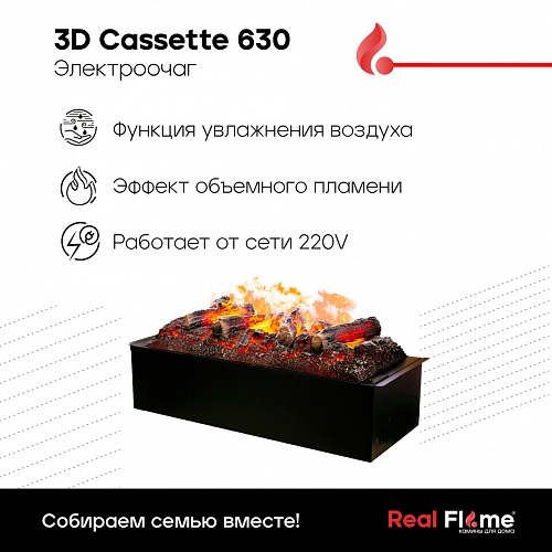Электроочаг RealFlame 3D Cassette 630